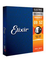Elixir 12007 Nickel Plated Steel (7 String) Electric Guitar Strings with NANOWEB. Super Light 9-42
