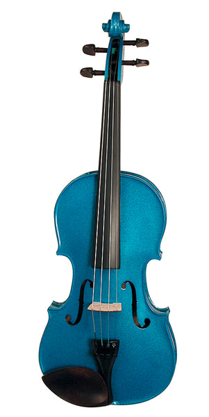 Stentor 1401BU Harlequin Violin. 1/2 Blue