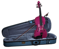 Stentor 1401PK Harlequin Violin. 1/2 Pink