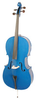 Stentor 1490CBU Harlequin Cello. 3/4 Blue