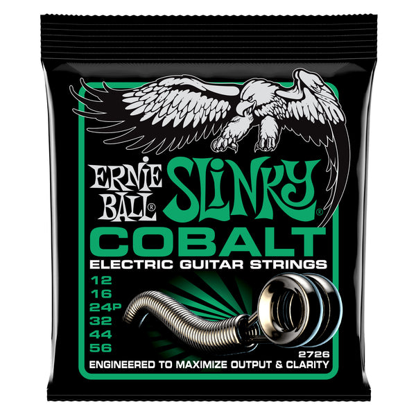 Ernie Ball P02726 Not Even Slinky Cobalt Electric Guitar Strings. 12-56