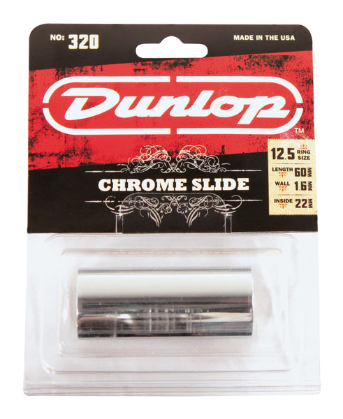 Dunlop 320 Chromed Steel Slide. Long