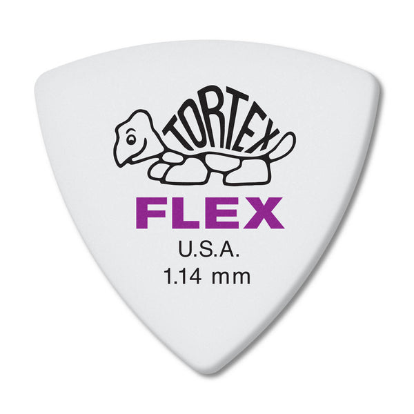 Dunlop 456R114 Tortex Flex Triangle Guitar Pick 1.14mm (72 Pack)