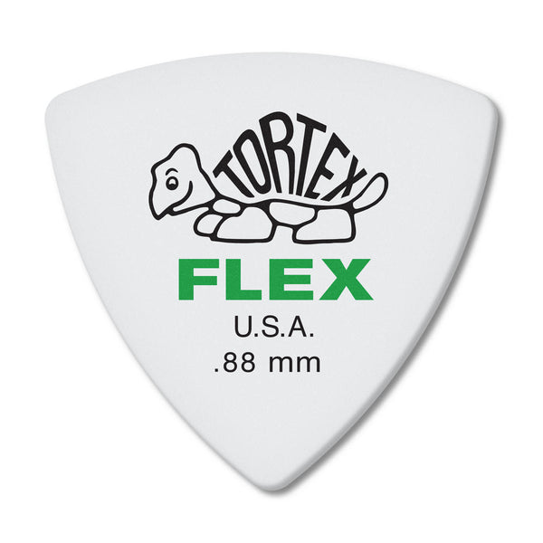 Dunlop 456R088 Tortex Flex Triangle Guitar Pick .88mm (72 Pack)