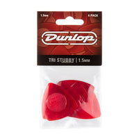 Dunlop 473P Tri Stubby Guitar Pick 1.5mm (6 Pack)
