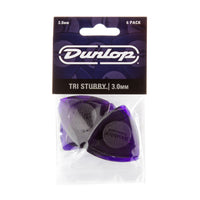 Dunlop 473P Tri Stubby Guitar Pick 3.0mm (6 Pack)