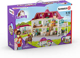 Schleich Horse Club, 70-Piece Playset, Horse Toys for Girls and Boys 5-12 years old Lakeside Country House and Stable