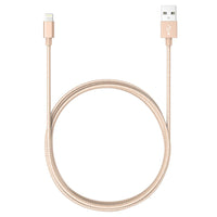 Charge and Sync Braided Lightning(R) to USB-A Cable, 3 Feet