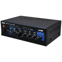 Mini Stereo Power Amp with Bluetooth(R) (120 Watts x 2)