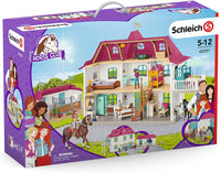 Schleich Horse Club, 70-Piece Playset, Horse Toys for Girls and Boys 5-12 years old Lakeside Country House and Stable