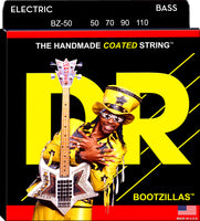 DR Strings BZ-50 Bootzillas Clear Coated Stainless Steel Bass Strings. 50-110