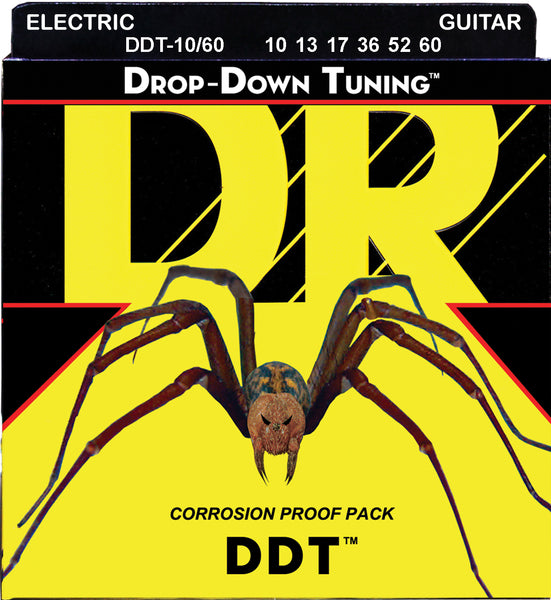 DR Strings DDT-10/60 Electric Guitar Strings. 10-60