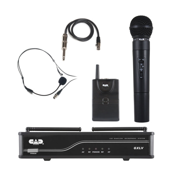 CAD Audio GXLVHBH Wireless and Bodypack Combo System. Band H
