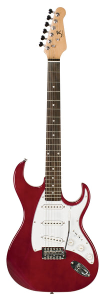J Reynolds JR6TR Electric Guitar. Trans Red