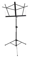 Stageline MS2BKB Music Stand with Bag. Black