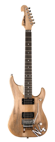 Washburn N4 Nuno Authentic Nuno Bettencort Signature USA Electric Guitar. Distressed Matte