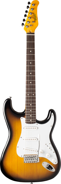 Oscar Schmidt OS-300-TS-A Double Cut Electric Guitar. Tobacco Sunburst