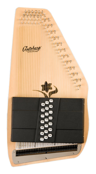 Oscar Schmidt OS45C 21 Chord Acoustic Auto Harp. Natural Spruce
