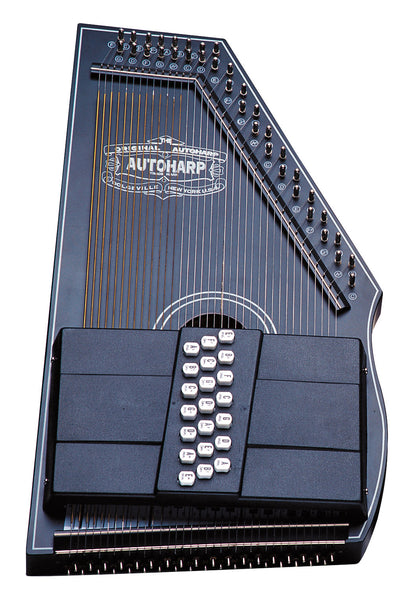 Oscar Schmidt OS73C 21 Chord Acoustic Auto Harp. Black