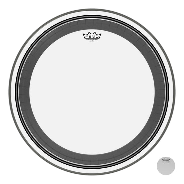 Remo PR-1322-00 Powerstroke Pro Clear Bass Drumhead. 22"