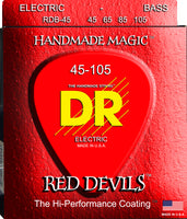 DR Strings RDB5-45 Red Devils Nickel Plated Steel Bass Strings (5 String). 45-125