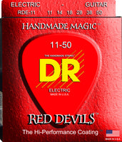 DR Strings RDE-11 Red Devils Nickel Plated Steel Electric Guitar Strings. 11-50