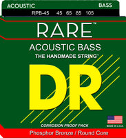 DR Strings RPB-45 Rare Phosphor Bronze Acoustic Bass Strings. 45-105