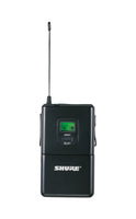 Shure SLX1-J3 Bodypack Transmitter. Frequency Band Version J3 (572-596 MHz)
