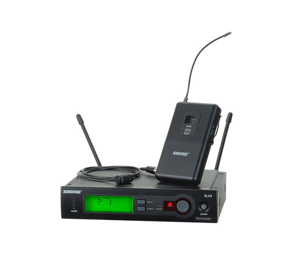 Shure SLX14/85-H5 Wireless System With WL185 Lavalier Microphone. Frequency Band (518-542 MHz)
