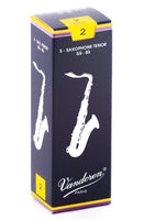 Vandoren SR222 Tenor Saxophone Traditional Reeds Strength #2. (Box of 5)
