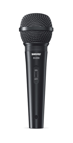 Shure SV200-WA Cardiod Dynamic Microphone. XLR Cable Included