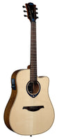 LAG THV20DCE Tramontane Dreadnought Cutaway Acoustic Guitar with Hyvibe