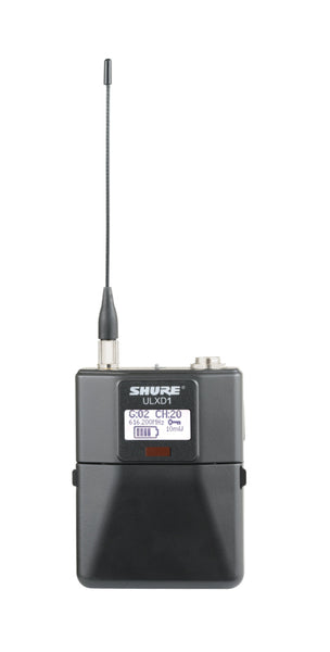 Shure ULXD1-J50A Digital Bodypack Transmitter. Frequency Band version