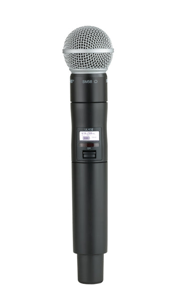 Shure ULXD2/SM58-J50A Digital Handheld Transmitter with SM58 Capsule. Frequency Band Version