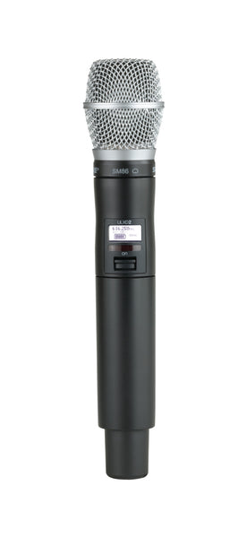 Shure ULXD2/SM86-J50A Digital Handheld Transmitter with SM86 Capsule. Frequency Band Version