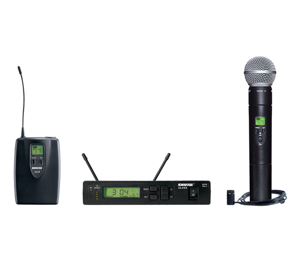 Shure ULXS124/85-J1 Combo Wireless System. Frequency Band Version J1